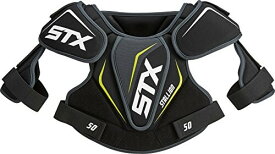STX Lacrosse Stallion 50 Shoulder Pad, Black, 2X-Small