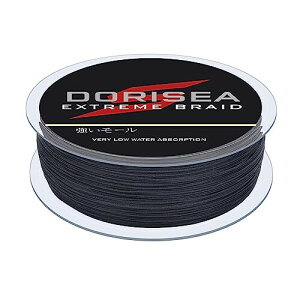 Dorisea PEライン 色落ちしない 釣りライン 釣り糸 X4(ブライトグリーン、アーミーグリーン、ダックグリーン、ブランド、レッド) (100m 150m 200m 300m 500m 1000m)(0.4号 0.6号 0.8号 1号 1.2号 1.5号