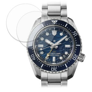 FILMEXT �t�B���� SEIKO PROSPEX Diver Scuba SBEJ027 (2���Z�b�g) �p �ی�t�B���� �K���X�t�B���� (�ɔ� �t�@�C�o�[) ������ ���{��