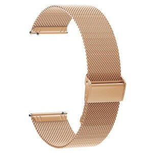 (AGUPERFIT) ���v�o���h 20mm 22mm �X�e�����X���b�V���x���g�A�H��v��Ȃ� ���i�K���� �N�C�b�N�����[�X�o���h �X�}�[�g�E�H�b�`�ւ��o���h �r���v�����x���g (20mm, ���[�Y�S�[���h)