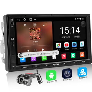 ATOTOEXCEL A5L AndroidJ[ir 2 DIN fBXvCI[fBIA7C`CarPlayCXA Android AutoA1080P  DVR R[_[tAGPSǐՁAChatGPTƂ̉bAWi-Fi/BT/USB eUOA2G+32GA24EQ