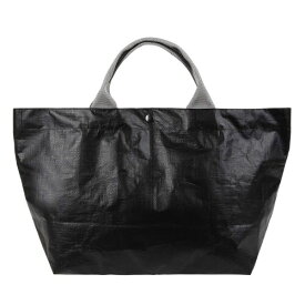 (FLOWERS lab) マルシェバッグ トートバッグ Marche Bag 日本製 国産 ブラック × グレー
