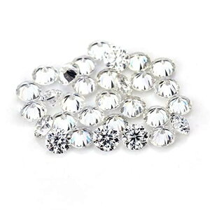 LETMEXC 1.0 Carat Per Pack Small Size from 0.7mm to 3.0mm Loose Moissanite Gemstones D Colorless VVS1 Excellent Round Cut for Custom Diamond Jewely (1.0mm)