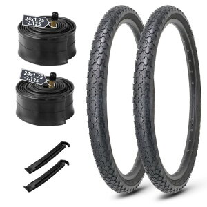 MOHEGIA 24×2.125C` ]ԃ^C: 2gZbg 24C` 57-507mm Sn`Ԍp^CAĎ`[u - N[U[/VeBoCN/MTB Ή- ubN