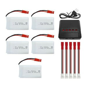5PCS 3.7V 800mAh LipoobeRlobe5-in-1[dJSTvOtpSYMA X56W MJX X400W X300C X800 HS110 HS200 S670 V950hd S1750 V2450 Rlq@dr