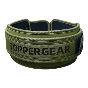 TOPPERGEAR �p���[�A�[�}�[�x���g �i�C�������g���[�j���O�x���g �_�u���\�� ���d�ʑΉ� (M�T�C�Y, �O���[��)