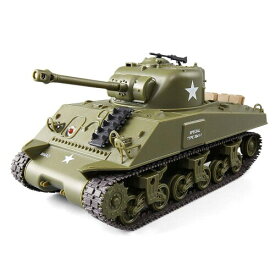 戦車 ラジコン2.4GhzリモコンアメリカのシャーマンM4A3 /パーシングM26中戦車1/30スケールモデル、シミュレーションサウンド/アクション、赤外線バトル (M4A3)