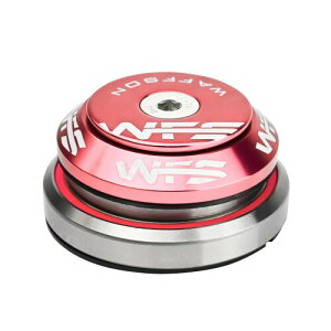 WFS HY638 1-1/8 to 1-1/2 Tapered Integrated Headset Set for Tapered Head Tubes - CNC Aluminum Alloy, Threadless, Sealed Bearings for Mountain Bike, City, Road Bikes, MTB & BMX, Rose Gold