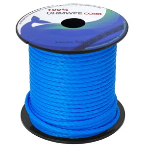 emma kites 100% UHMWPE �������x�|���G�`�����@�ۃR�[�h 2.0mm���a x 31M���[�� 480kg / 1000lb���x �E�[�s�[�X�����O���� �K�C���[�v �n�����b�N�݉c ���[�v���[�N �n�C�L���O �A�E�g�h�A�g�p ����