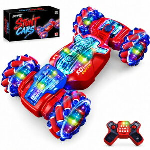 DEERC ���W�R���J�[ �q������ �X�^���g�J�[ 4WD �I�t���[�h ���ʑ��s ����LED 2.4Ghz �ό` �A��60�� �Z�K�F�؍ς� ���b�h