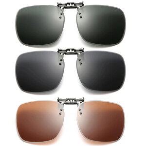 (FRAZALA) NbvI Ό TOX ˏグ OJbg UV400 O|NbvTOX O̊p jp (Brown + Grey + Dark Green)