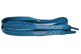 (BlackWorks) 新色 SHOELACES フラット シューレース 左右1set 8色 120cm 140cm 160cm 靴紐 靴ひも 平紐 替え紐 スニーカーカスタム (160cm, UNCブルー)