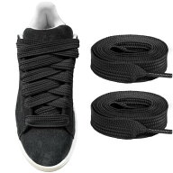(UamGlsob) 靴ひも ファットシューレース スニーカー紐 8色 平紐 靴紐 幅1.5cm 90cm - 160cm 1足分(2本(…