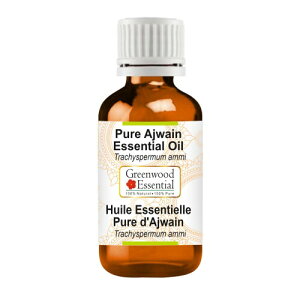 Greenwood Essential �s���A �A�W�����C�� �G�b�Z���V���� �I�C�� (Trachyspermum ammi) �����C���� 15ml (0.50 oz)