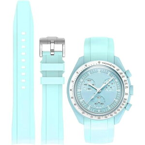 20mm ���v�o���h �V���R���x���g for Omega X Swatch MoonSwatch �r���v�x���g �I���K�ƃX�E�H�b�`�o���h �S���o���h �I���K Speedmaster �����b�N�X�A�Z�C�R�[ SEIKO�p 20mm �h���h��