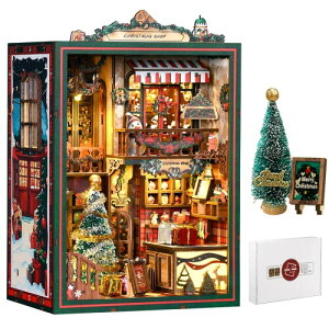 Tecnock 3D �u�b�N�k�b�N �L�b�g �N���X�}�X�V���b�v DIY�~�j�`���A�h�[���n�E�X�L�b�g LED���C�g�t�� ����N���t�g�Z�b�g �ؐ��g�����f�� �e�q�Ŋy���߂����L�b�g ���k�f�B�e�[��