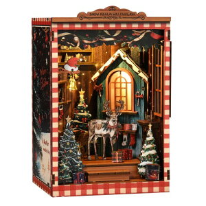 Tecnock 3D �u�b�N�k�b�N �X�m�[���A���E�F�p�r���I�� �N���X�}�X�e�[�} DIY �~�j�`���A�n�E�X LED ���C�g�t�� �g�i�J�C�E�N���X�}�X�c���[���� ��l�q�����Ɋy���߂����L�b�g �N���X