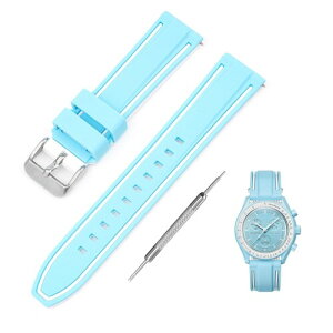 (Jumpsunfun) 20mm voh for Swatch×OMEGA Speedmaster MoonSwatch XEHb`ƃIKpVRvxg Quick Release Ht Cgu[EzCgC