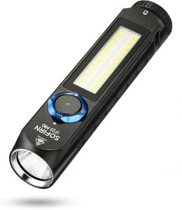 Sofirn IF23 Pro d  tbVCg 5000[ ˒226[g USB C[d }Olbgx[X RGB F EDCd IP66h @\AEghAƖc[ d΍ ً}p L