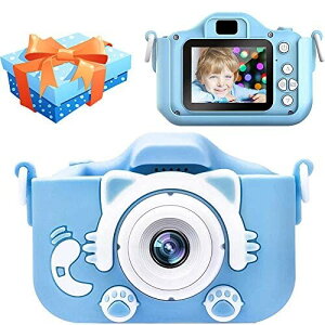キッズカメラ 子供用デジタルカメラ トイカメラ最新mp3機能搭載 2000万画素 動画 録音 IPS高清画面 4倍ズーム 連写 写真 タイマー撮影 自撮り USB充電 知育 教育 日本語説明書付き32GB SDカー