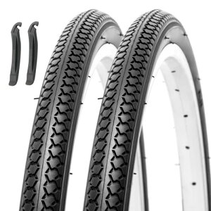 MOHEGIA 2�{ 27×1 3/8 ���]�� �^�C��: 27�C���` 37-630 �y���� �ϖ��� �X���ʋ� �A�[�o���o�C�N�A�}�}�`�����Ή� - �܂肽���ݎ� �����p�^�C�� - �u���b�N