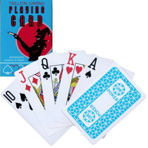 �u�J�W�m�������S��NO.1�vTRILLION GAMING Playing Card �g�����v �|�[�J�[�̃n���h���A�b�v�M�~�b�N�������� �W�����{�C���f�b�N�X �u���b�W�T�C�Y (�^�[�R�C�Y)