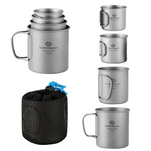 COOK'N'ESCAPE �`�^���}�O 4�T�C�Y �Z�b�g 120ml 180ml 300ml 450ml �܂肽���݃n���h�� �y�� �X�^�b�L���O �W ���[�ܕt�� �o�R �L�����v �\�� �A�E�g�h�A �N�b�J�[ �R�[�q�[ �J�b�v ���ΑΉ� ������