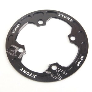 Stone MTB ���]�� �o�b�V�� �`�F�[�� �K�[�h BCD104 150mm 160mm 30T-36T �`�F�[�������O �K�[�h black HP150mm