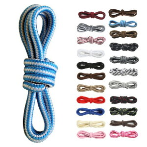 (Amerlery) �C�Ђ� �ەR �V���[���[�X 100cm 120cm 140cm 160cm 4mm�� �u�[�c�p �C�R Shoelaces 2����(4�{) �K���o�R�C�A�u�[�c�A��ƌC�A�J�W���A���V���[�Y (�X�J�C�u���[/�z���C�g, 80cm)