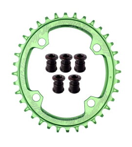 Jgbike ���E���h�I�[�o���`�F�[�������O 104mm BCD chainring 30T 32T 34T 36T 38T 8 9 10 11 12�X�s�[�h MTB XC�g���C��e-�o�C�N�t�@�b�g�o�C�N�}�E���e���o�C�N�p�i���[���C�h�V���O���`�F�[�������O