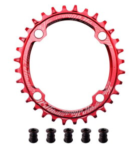 Jgbike ���E���h�I�[�o���`�F�[�������O 104mm BCD chainring 30T 32T 34T 36T 38T 8 9 10 11 12�X�s�[�h MTB XC�g���C��e-�o�C�N�t�@�b�g�o�C�N�}�E���e���o�C�N�p�i���[���C�h�V���O���`�F�[�������O