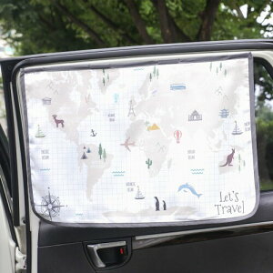 Ύ ԗpՌTVF[h J[e ? qEԂEybgp UVJbgh~ ? X`[t[hAp pJ[e Car SunShade (1) (WorldTravel)