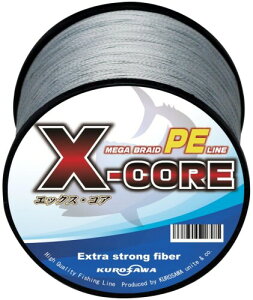 KUROSAWA PE���C�� X-CORE (�X�e���X�O���[ 1000m�i4�ҁj, 3���i40lb/18.1kg�j)