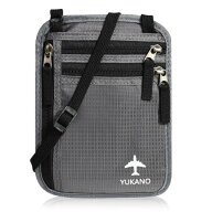 (YUKANO) 服の中に隠せる軽量パスポートケース スキミング防止 セキュリティ パスポートカバー 軽い 軽量…