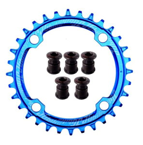 Jgbike ���E���h�I�[�o���`�F�[�������O 104mm BCD chainring 30T 32T 34T 36T 38T 8 9 10 11 12�X�s�[�h MTB XC�g���C��e-�o�C�N�t�@�b�g�o�C�N�}�E���e���o�C�N�p�i���[���C�h�V���O���`�F�[�������O