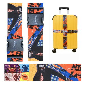 Teeoff Luggage Straps Suitcase Belts �ו��X�g���b�v�X�[�c�P�[�X�x���g�g���x���o�b�O�A�N�Z�T���[���߉\��220CM (Japanese Anime - 2 Pack)
