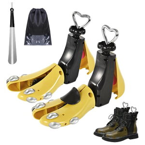 (UHIAGREE) �V���[�Y�X�g���b�`���[ �C�L�΂� �C�C��΍� �T�C�Y���� �^����h�~ �C�x���t�������Y ���f�B�[�X �Z�b�g (������ (M 24-28cm) 2pcs)