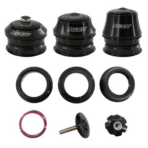DJC Neco �Z�~�C���e�O���[�e�b�h �w�b�h�Z�b�g �X���b�h���X 1-1/8�C���` ZS41/41.4/41.5/41.8mm 28.6/30�Ή� GIANT OCR TCR Triban RC520 RC500 ���[�h�o�C�N�p �x�A�����O�w�b�h�Z�b�g�C�~�h���L���b�v