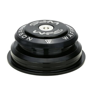 WFS HY713 Semi-Integrated Headset 1-1/8 to 1.5 Tapered - CNC Alloy, Sealed Bearings, Includes Top Cap and Starnut, Black