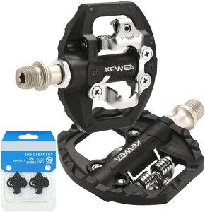 TacoBey MTB �o�C�N�y�_���f���A���v���b�g�t�H�[���� Shimano SPD �}�E���e�� �N���b�v���X�y�_���ƌ݊���������ABMX MTB �X�s���g���b�L���O�o�C�N�p�� 3 �V�[���x�A�����O����~�ߌy�ʃi�C