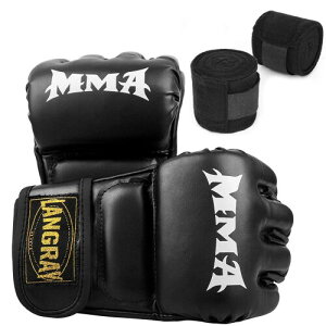 LangRay �I�[�v���t�B���K�[ �O���[�u �{�N�V���O�O���[�u ��� MMA �����i���Z �{�N�V���O ���G�^�C ��� �e�R���h�[�Ȃ� �g���[�����O�p �� ���Y ���f�B�[�X