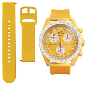 (Ocdin) 20mm rvoh Omega X Swatch IKƃXEHb` Xs[h}X^[ [XEHb`p VRxgȒP jƏp rvXgbv (z)