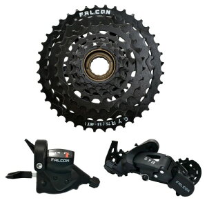 Falcon GYR t[zC[VXe 1x7 Xs[h 14-40T MTB O[vZbgAFC2997