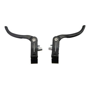 UPANBIKE ���]�ԗp�ǉ��u���[�L���o�[�Z�b�g �A���~�j�E������ 22.2mm 23.8mm ���[�h�o�C�N�p(�u���b�N,22.2mm)