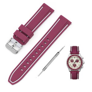 (Jumpsunfun) 20mm voh for Swatch×OMEGA Speedmaster MoonSwatch XEHb`ƃIKpVRvxg Quick Release Ht CbhEO[C