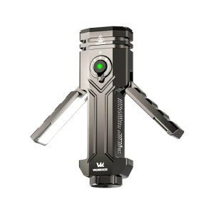 Wurkkos HD02 �����d�� ���P�x 3200�X�g���[�� �z���C�g/�E���g���o�C�I���b�g/�܂肽���݃E�B���O���C�g 4in1 ���@�\�����d�� Type-C �[�d/���d �F���x�����\ LED���C�g �����P�x �L�����v��