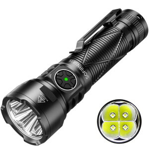 sofirn SR15 �����d�� ���� �t���b�V�����C�g led ���� �R�p �ŋ� �[�d�� 4500���[�������P�x�n���f�B���C�g 8���[�h���� ���C�e�[���L���b�v IP68�h�� �h�Зp �n�k ��d�p �o�R �ނ� �L�����v