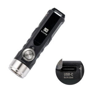 RovyVon (���r�[�{��) Aurora A1 �����d�� 6500K ���^ 650 ���[���� USB C �[�d���L�[�`�F�[�����C�g ���͂ȃ~�j�����ȃn���h���C�g�����^�Ԃ��� ���b�N�A�E�g�@�\�t�� �ً}�p �h�� �铹