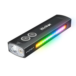 Wurkkos HD01 EDC�����d�� 1200���[�������P�x Led���C�g �[�d�� �O�d���� IP65�h�� �y�� �d�ʎw�� �h�� ��� �A�E�g�h�A �ً}�p