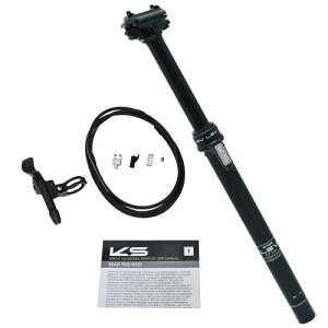 Kind Shock KS LEV 27.2x455mm Remote Dropper Adjustable Seatpost Travel 120mm, VH2797
